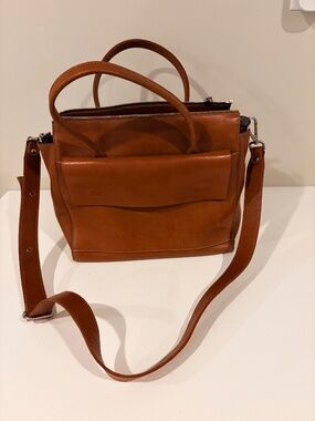 M0851 satchel leather bag